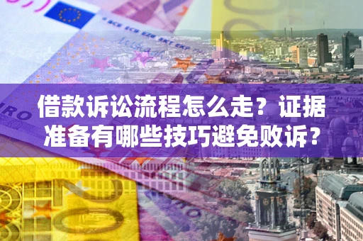武汉借款诉讼流程怎么走？证据准备有哪些技巧避免败诉？
