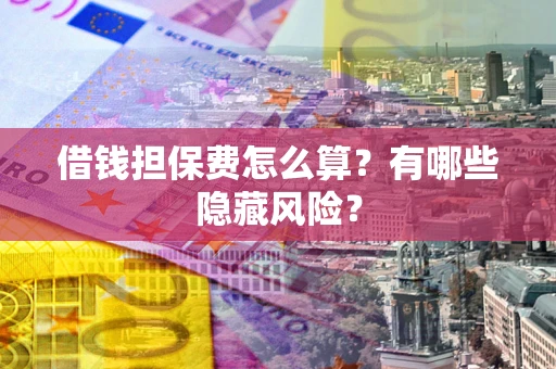 武汉借钱担保费怎么算？有哪些隐藏风险？