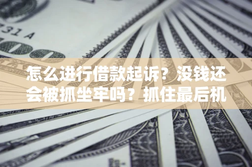 武汉怎么进行借款起诉？没钱还会被抓坐牢吗？抓住最后机会！