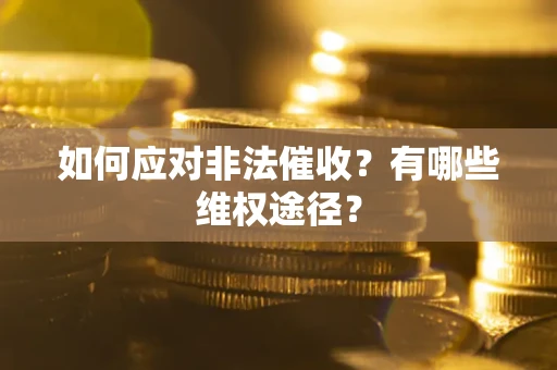 武汉如何应对非法催收？有哪些维权途径？