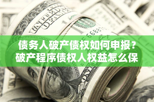武汉债务人破产债权如何申报？破产程序债权人权益怎么保障？