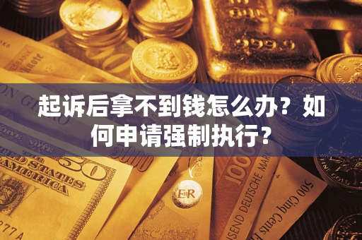 武汉起诉后拿不到钱怎么办？如何申请强制执行？