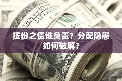 武汉按份之债谁负责？分配隐患如何破解？