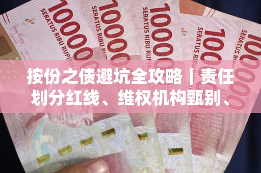 武汉按份之债避坑全攻略｜责任划分红线、维权机构甄别、纠纷处理全流程拆解