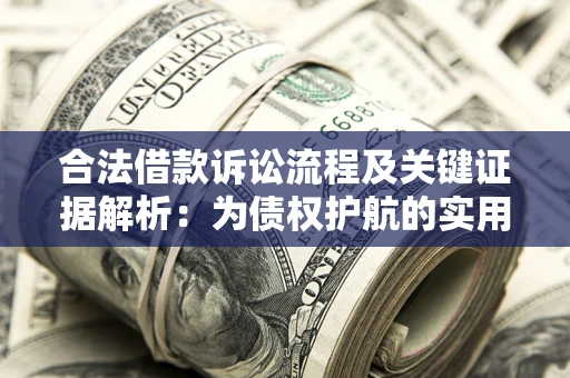 武汉合法借款诉讼流程及关键证据解析：为债权护航的实用指南