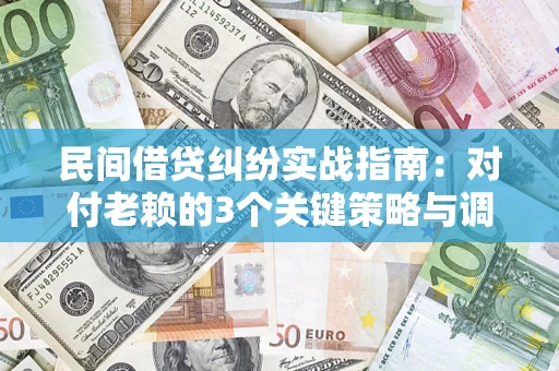 武汉民间借贷纠纷实战指南：对付老赖的3个关键策略与调解盲区解析