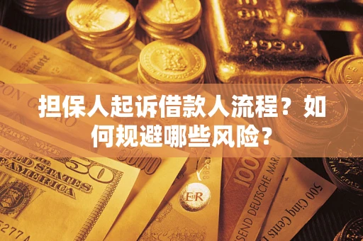 武汉担保人起诉借款人流程？如何规避哪些风险？
