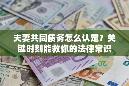 武汉夫妻共同债务怎么认定？关键时刻能救你的法律常识