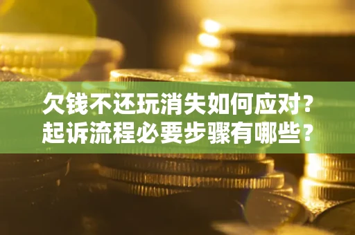 武汉欠钱不还玩消失如何应对？起诉流程必要步骤有哪些？